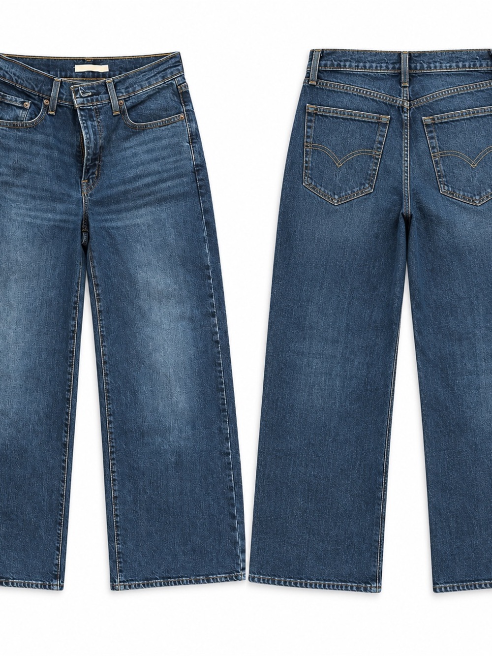 Levi's Women's Blue Wide-Leg Jeans